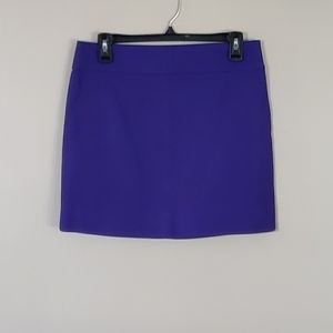 J Crew  NWT  100% Cotton Purple Skirt Size 4